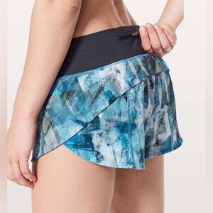 Lululemon Speed Up Short *2.5"
Sun Dazed Multi BlueSuper Dark size 10 NWOT